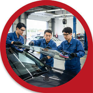 บริการติดตั้งและเปลี่ยนกระจกรถยนต์ครบวงจร