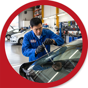 บริการรับซ่อมกระจกรถที่มีรอยร้าว รอยหินกระเด็น