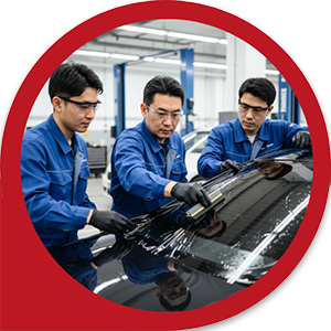 บริการรับติดฟิล์มกรองแสงกระจกรถยนต์